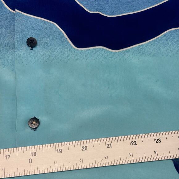 Vintage Y2K Billion Bay Anime Fighting Warrior Ombre Mens XL Short‎ Sleeve Shirt - Picture 6 of 12